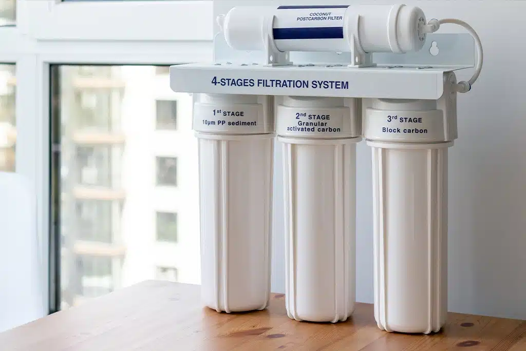 Reverse Osmosis Systems with 4-stages Filtration